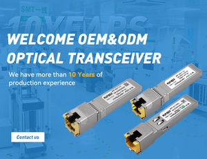 ציוד סיב אופטי 10/100/1000M/2.5G/5G מודול משדר-מקלט SFP נחושת RJ45 0-70 ℃   מתגים תואמים ל-100 מטר, תואמים למותגים רבים - Product Image 3