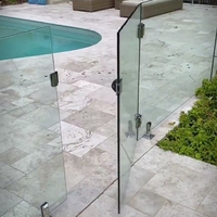 Loquet de porte en verre moderne en acier inoxydable 316 résistant à l'eau pour clôture de piscine, balcon, escalier, appartement, villa et hôtel