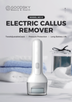 Lime à pieds électrique rechargeable USB portable, étanche, pour éliminer les callosités, kit de pédicure, protection contre la pression à 2 vitesses