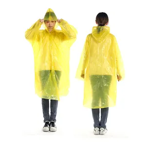 Fabriek Prijs Groothandel Regen Poncho Wegwerp Eco Plus Size Regenjas Waterdicht