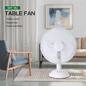 Retro DE SEGURIDAD DE Metal silencio cuadrado soporte estable de verano fresco 16 pulgadas 30W aire frío hecho en China de malla de la parrilla pequeña mesa ventilador superior - Product Image 6