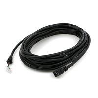 Cable de Carga de Datos USB 2.0 de 5 Pines y 10 Pines Mini B, Conector JST de 3 Metros, Ángulo en Forma de L de 90 Grados para Uso con Cámara