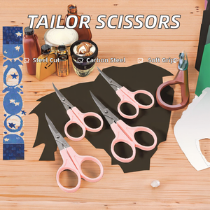 High Quality Classic Yarn <b>Scissors</b> Multi-Purpose High Carbon Steel Blades Stainless Steel Handles Plastic 3.5inch - Product Image 2