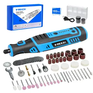 Dremel ROTARY Tool 8V pin có thể sạc lại tốc độ biến 132 cái phụ kiện không dây Mini Rotary Tool Kit