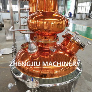 Equipo de destilería de cobre de 200 litros, destilador Moonshine, destilador eléctrico de Alcohol - Product Image 5