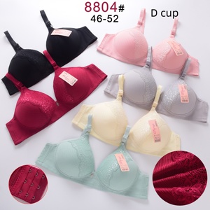 Soutien-gorge grande taille sans armatures pour <span class=keywords><strong>femme</strong></span>, bonnets fins et respirants avec dentelle en coton, doux et confortable pour le quotidien - Product Image 1