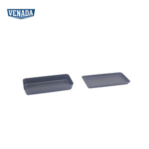 Plateau à <span class=keywords><strong>viande</strong></span> noir en plastique réutilisable de grande taille facile à nettoyer pour la marinade et <span class=keywords><strong>le</strong></span> stockage du steak - Product Image 2