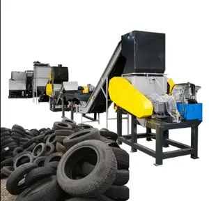 Professionele Banden Granulator Machines Recycling Productielijn Band Poeder Recycling