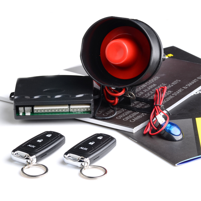 South America Market Popular Remote Control Car Alarm Keyless Entry Trunk Release 370MHz Frequency Car Alarm System
