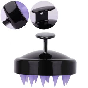 New $0.15 <b>Round</b> Silicon Bath <b>Brush</b> /Dry Hair Detangler Scalp Massage Shampoo <b>Brush</b> - Product Image 2