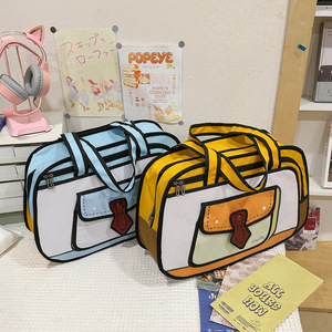 Anime Style Badminton Bag Color Blocking Oxford Cloth Waterproof 20-35L Leisure Travel Sports Bag - Product Image 1