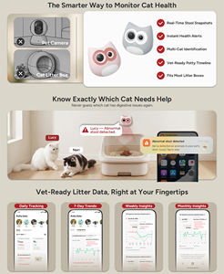 <span class=keywords><strong>Cam</strong></span>éra de litière pour chat OKKPETS AI LitterLens, étanche IP65, 1080p, <span class=keywords><strong>cam</strong></span>éra intelligente pour animaux de compagnie pour surveiller les problèmes de litière et de la vessie des chats - Product Image 4