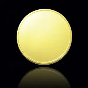 عرض ساخن من FS أمازون على عملات معدنية رخيصة مخصصة مطلية بالذهب بدون رسومات