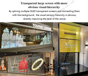 Pantalla Táctil Interactiva OLED Transparente de 48, 55 y 77 Pulgadas, para Señalización Digital en Restaurantes y Bares de Alta Gama - Product Image 6