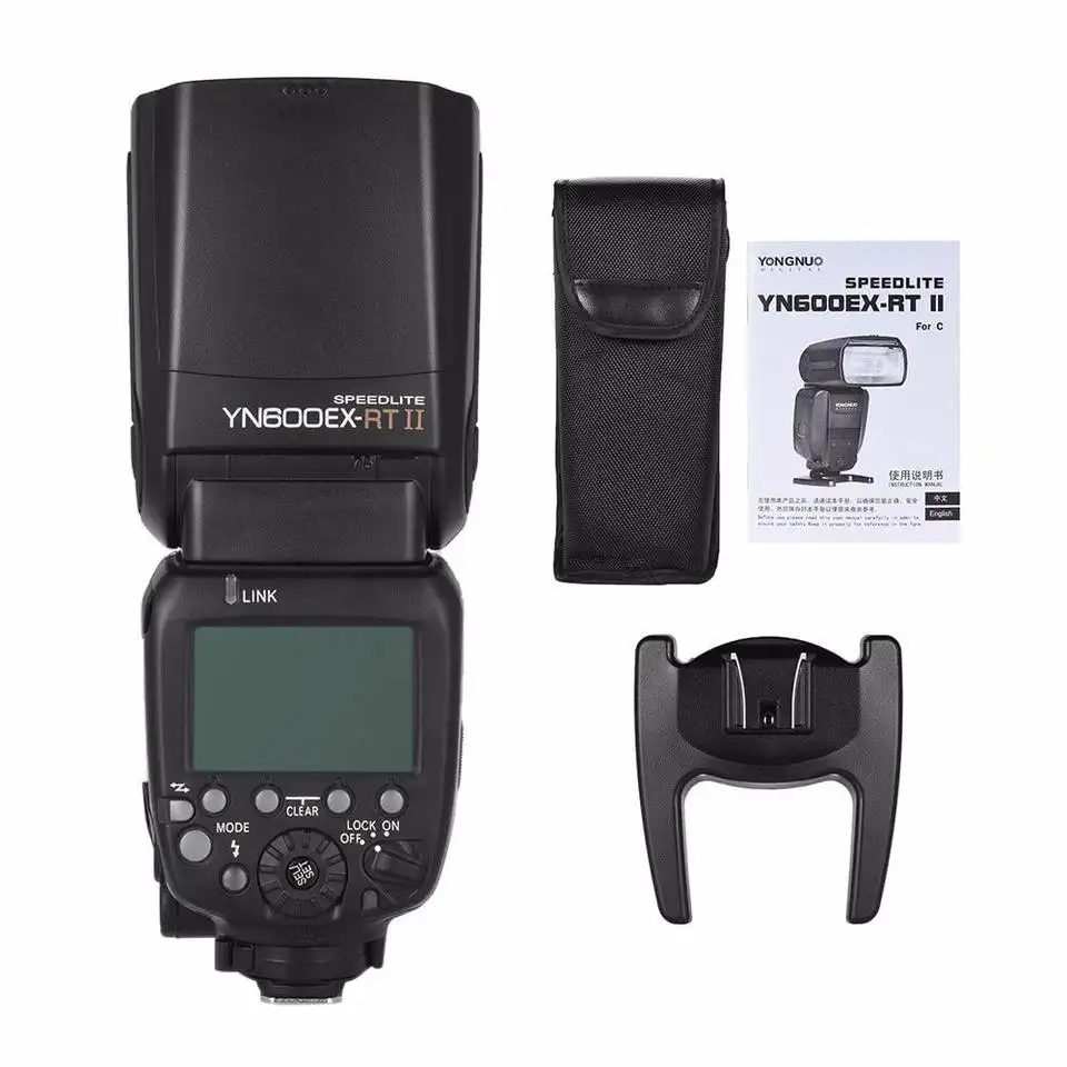 YN600EX-RT II YONGNUO 2.4G sans fil HSS maître TTL Flash Speedlite pour Canon 60D 650D 700D 1000D 1200D 600EX-RT 580EX II