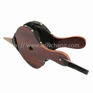 Outils d'incendie de barbecue portables faits à la main accessoires <span class=keywords><strong>soufflet</strong></span> de <span class=keywords><strong>cheminée</strong></span> buse de fonte de souffleur d'air en bois - Product Image 2