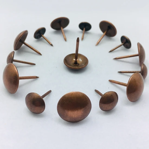 Clavos Decorativos Dorados para Tapicería, Diámetro de Cabeza Redonda de 0.43'', Clavos Decorativos para Muebles, Sofás, Manualidades y Decoración - Product Image 3