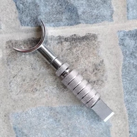 Cuchillo de Grabado en Cuero Giratorio Ajustable, Herramienta Manual Portátil para Tallado, Escultura y Procesamiento de Cuero DIY