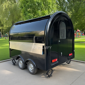 Mini camionnette à glaces, camion de restauration, chariot de vente ambulant, stand de hot-dogs mobile, remorque de concession, camion de service commercial avec fenêtre de service, food truck - Product Image 2