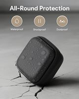 Escáner OBD2 BlueDriver, Herramienta de Diagnóstico OBDII, Estuche de Transporte Protector de Gamuza, Mini Estuche de Almacenamiento a Prueba de Golpes e Impermeable (Negro)