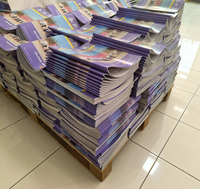 Impression de magazine en papier couché A4 couleur pleine personnalisée de haute qualité, impression de catalogue, brochure, impression de carton pour dépliant