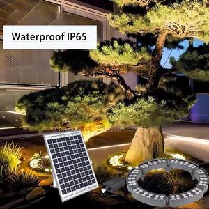 Lumière LED circulaire en aluminium pour palmier, haute luminosité, <span class=keywords><strong>solaire</strong></span>, 48W 60W 72W, projecteur <span class=keywords><strong>solaire</strong></span> extérieur pour arbre - Product Image 5