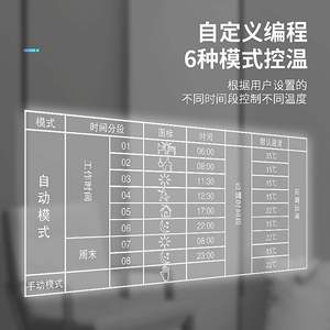 Termostato Eléctrico de Alta Potencia Guyi, Doble Temperatura, Doble Control, Pantalla Táctil, Calefacción por Suelo Radiante, Sistema HVAC para el Hogar - Product Image 3