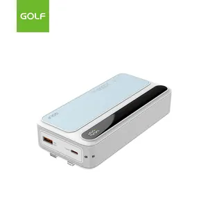 High Capacity Lithium Battery Case LCD Display Wholesale Fast Charging PD 20W Electronic Built In Cable OEM 20000mAh Power Bank