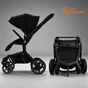 Cochecito de Bebé de Lujo 3 en 1 Land Leopard KingKong High View, 0-3 Años, UPF50+, Amortiguador de 4 Ruedas, EN1888-2, Marco de Aleación de Aluminio con Certificación CCC - Product Image 1