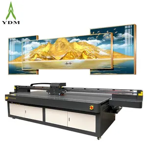 Industri 3313 Printer Flatbed Uv Resolusi Tinggi Kaca Keramik Pencetakan Multifungsi