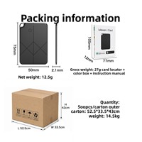 Dispositivo Antipérdida Ultrafino de 1.9mm, Tipo Tarjeta, para Cartera, Llaves, Equipaje, Maleta, Viajes, con Carga Inalámbrica, AirTag para iOS y Android