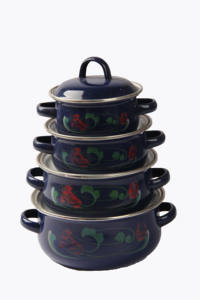 4 casseroles <span class=keywords><strong>en</strong></span> émail, batterie de cuisine, casseroles 670 DB & EDB - Product Image 2