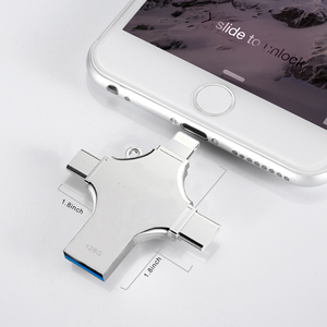 ذاكرة <span class=keywords><strong>USB</strong></span> متعددة الوظائف 4 في 1 مع منفذ Type-C للهواتف المحمولة التي تعمل بنظام أندرويد، متوفرة في المخزون - Product Image 5