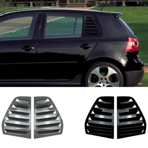 For VW Golf MK5 Body Kit Rear <b>Window</b> Shutter <b>Cover</b> Trim Rear Quarter Panel <b>Window</b> Louver Side Vent Trim Car Accessories - Product Image 2