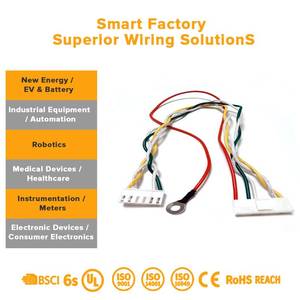 Industriële koperen stroomdistributiekabels met PTFE-isolatie voor batterij-/energiebeheersystemen en besturingssystemen. - Product Image 3