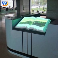 Sistema de Exhibición Interactivo de Libros Virtuales con Sensor de Gestos 3D, Proyector y Efectos de Sonido Realistas para Museos y Salas de Exposiciones