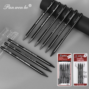 Set Professionale Panwenbo di 6 Matite in Grafite Senza Legno e 3 Matite a Carboncino <span class=keywords><strong>per</strong></span> <span class=keywords><strong>Disegno</strong></span> e Schizzo - Product Image 1