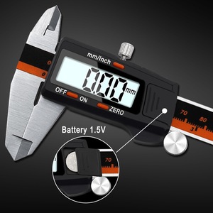 Calibrador Digital Electrónico de Alta Precisión de Grado Industrial, Calibrador de Acero Inoxidable de 150 mm para Medir Diámetro Interior - Product Image 6