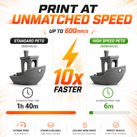 Filament d'imprimante 3D PETG-HF 1,75 mm, bobine de 1 kg, matériau de qualité industrielle haute résistance, précision +/- 0,02 mm, pour imprimantes FDM et moulage