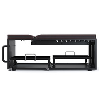 Banc de musculation pliable 4-en-1 Snode en acier allié réglable avec système de croisement de câbles pour entraînement de force à domicile en intérieur