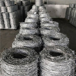 Clôture en fil de <span class=keywords><strong>fer</strong></span> barbelé galvanisé, résistance haute en Pvc, <span class=keywords><strong>2022</strong></span>, nouvelle collection, <span class=keywords><strong>prix</strong></span> en gros - Product Image 6