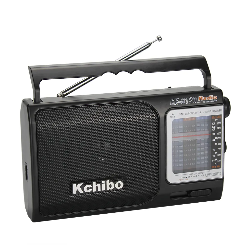 AC DC Kchibo radio KK-8120 portable DSP radio am fm multiband radio