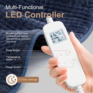 <span class=keywords><strong>Couverture</strong></span> <span class=keywords><strong>chauffante</strong></span> 6 réglages de chaleur Doux pour la peau Soulage la douleur Confortable Chaud pour le confort du corps Usage domestique Tout usage - Product Image 5