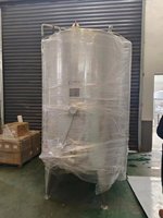 2000L Double Vestes Réservoir Jus De Raisin De Refroidissement Vin Cuve De Fermentation