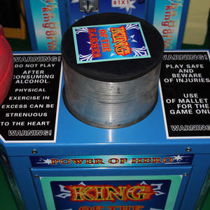 Testeur de force King Hammer commercial à monnayeur, conception compacte, 1 an de garantie, pour 1 joueur, version anglaise, pour événements de parcs d'attractions - Product Image 5