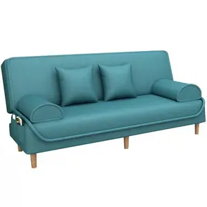 Semplice e moderno soggiorno a basso prezzo pieghevole divano letto divano letto con campione gratuito di stoccaggio