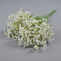 Bunga Baby's Breath Buatan Murah untuk Dekorasi Rumah, Pesta Pernikahan, Bunga Baby Breath PU Sentuhan Realistis