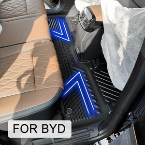 Tapis de sol de voiture en TPE 5D antidérapant, imperméable, thermoplastique, pour l'intérieur de la voiture, compatible avec Byd Tang EV DMI - Product Image 3