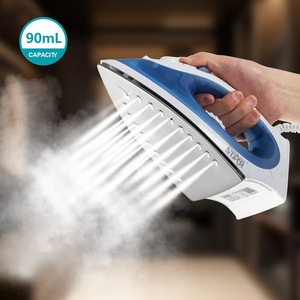 Plancha de vapor Winning Star Electric Iron de 1000W con soporte, blanca y azul, ST-2026 - Product Image 4