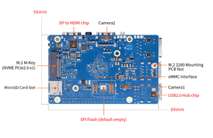 <span class=keywords><strong>Carte</strong></span> de développement SBC <span class=keywords><strong>Orange</strong></span> Pi 5 Pro Rockchip RK3588S d'origine, 8 cœurs, 64 bits, prise en charge de la vidéo 8K, LPDDR5 - Product Image 6